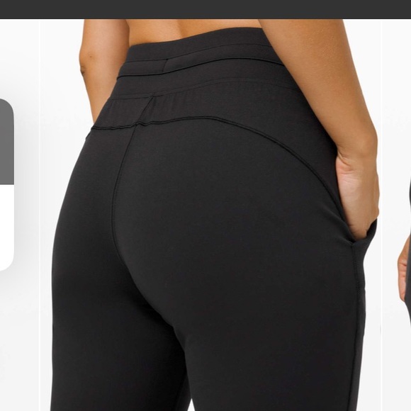 Lululemon: ready to run 7/8 jogger (black) SIZE 2 - Picture 3 of 11